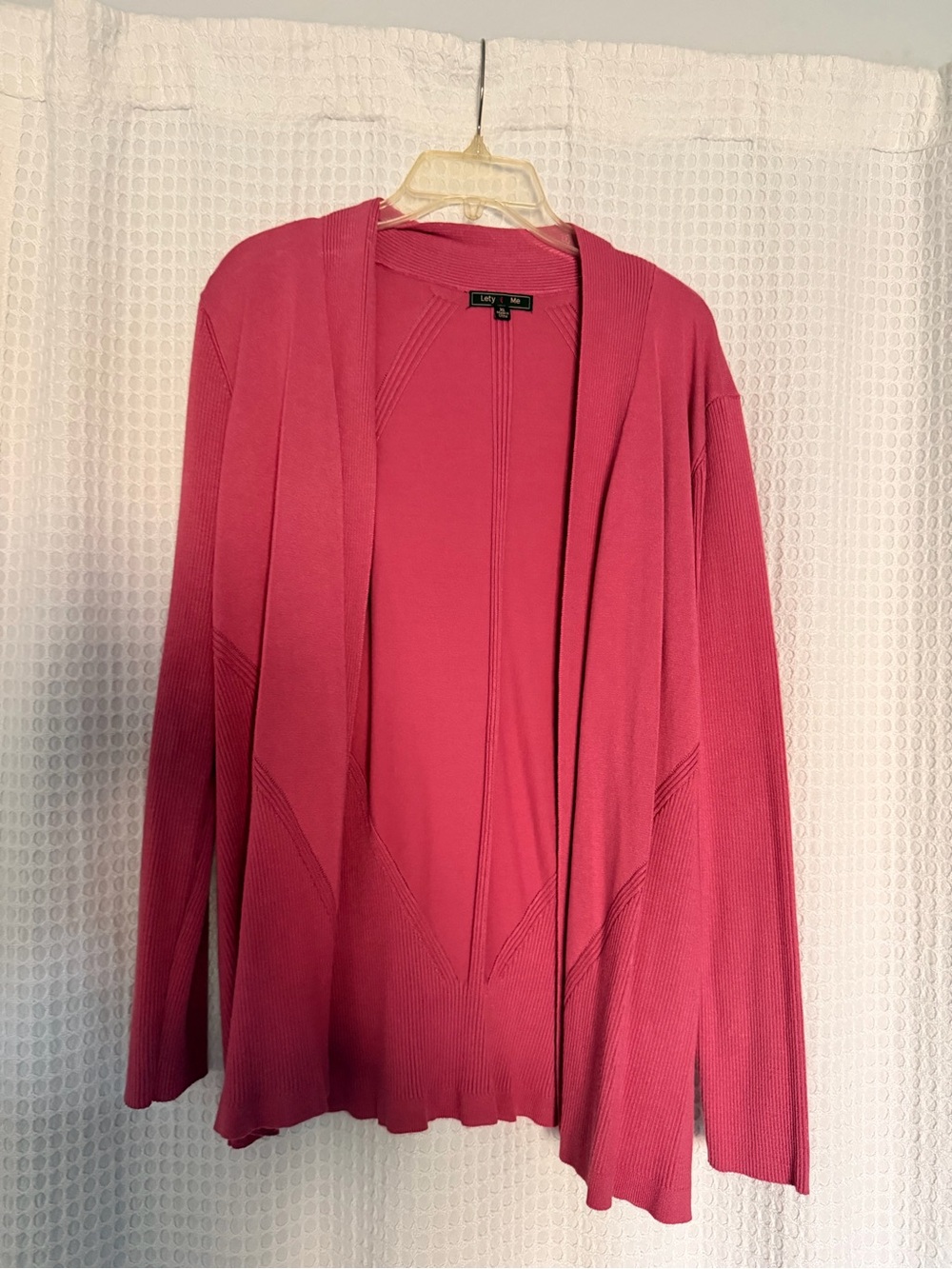 Open-Front Pink Women’s Cardigan Sweater
